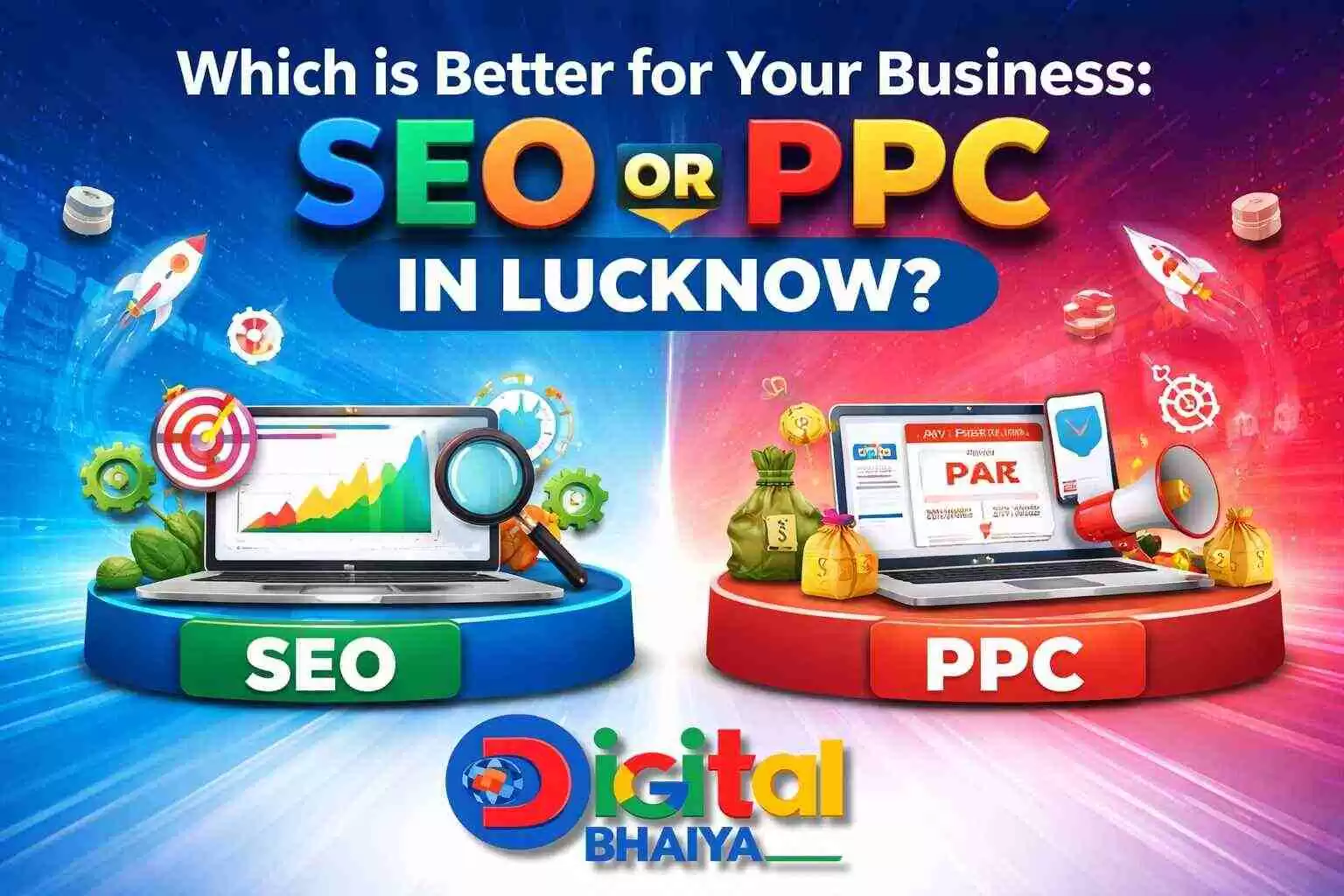 Digital Marketing  and Advertising : SEO or PPC in Lucknow
